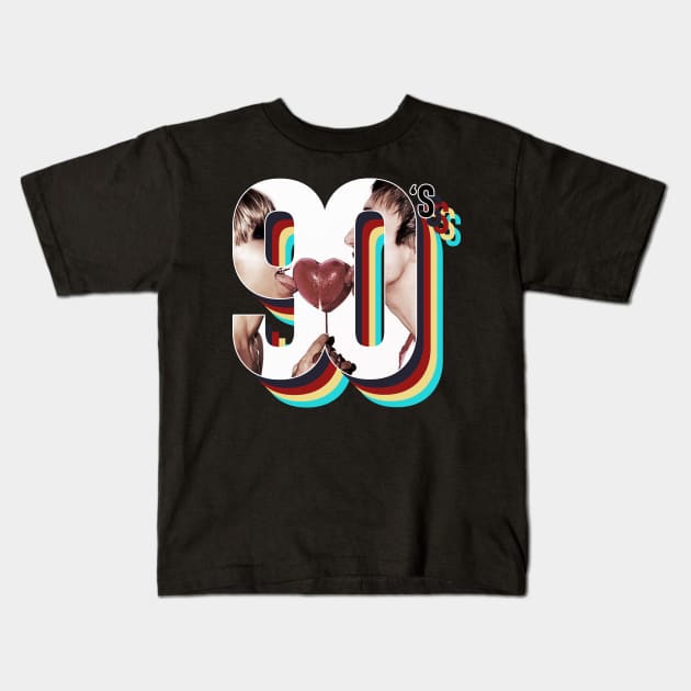 90s Collector Ibiza design Kids T-Shirt by BACK TO THE 90´S